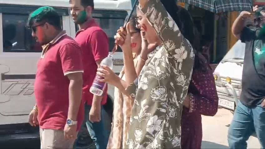 খোয়াই রামকৃষ্ণ আশ্রমে শুরু হয়েছে মায়ের বিদায়।