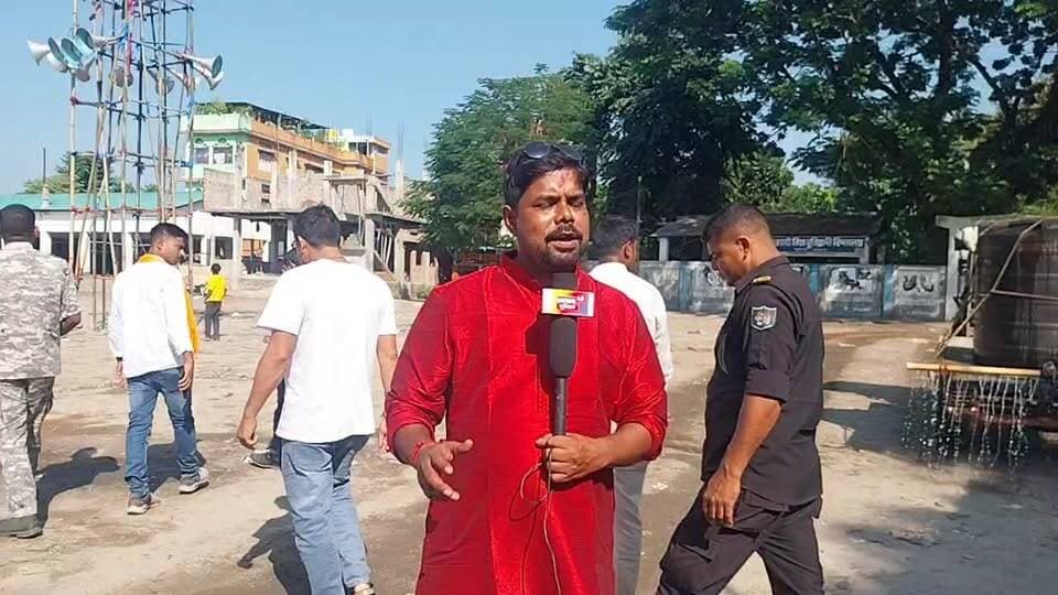 কোচবিহার জেলার শেষ প্রান্ত আসাম বাংলা সীমান্তে বক্সিরহাট ঐতিহ্যবাহী মিলনমেলা শেষ মুহূর্তের প্রস্তুতি