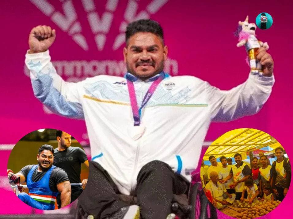 एशियन पैरा गेम्स नालंदा के झंडू ने उठाया 190 kg पांचवे स्थान पर रहे, 195 kg के दोनों प्रयास नाकाम, मलेशिया के खिलाड़ी ने जीता गोल्ड ।
अंतरराष्ट्रीय खेल पटल पर बिहार के खिलाड़ियों का उत्कृष्ट प्रदर्शन लगातार देखने को मिल रहा है और आज लगातार जारी दिख रहा है। पांचवे एशियन पारा गेम्स की पारा पावर लिफ्टिंग प्रतियोगिता में बिहार के नालंदा जिले के एथलीट झंडू कुमार ने अपनी प्रदर्शन से देश और प्रदेश का गौरव बढ़ाया है। नालंदा के झंडू कुमार ने 190 kg का वजन उठाकर पांचवे स्थान पर रहा जो राज्य और नालंदा जिले के लिए गौरव का विषय है। परिवार और गांव में खुशियों का माहौल ।