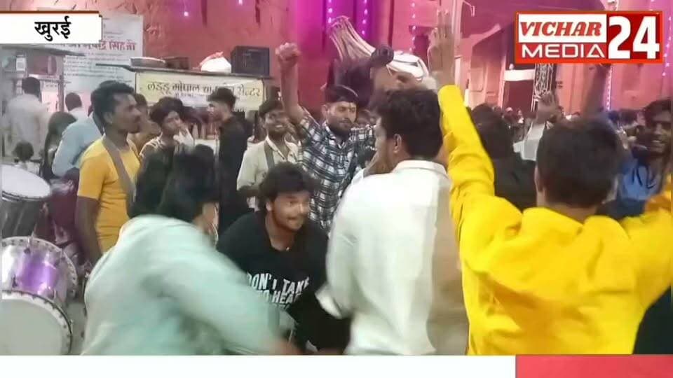 ढोल-नगाड़े, जयकारे और नम आंखें… अब अगले साल का इंतजार #khurainews #khuraimadhyapradesh #visrajan #mataranı #dashara #bhakti #bhagvan