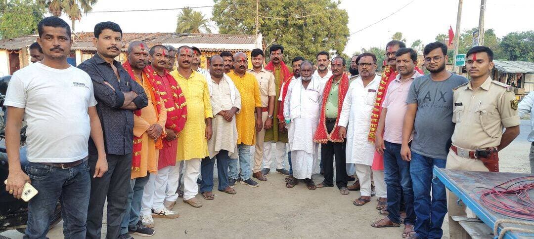 विदाई मां का आज नगर पंचायत भरवाड़ा