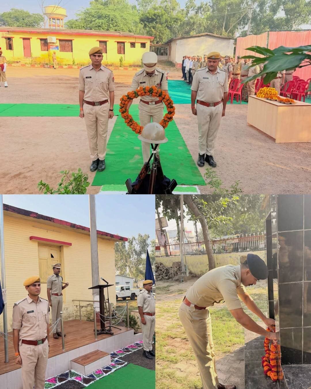 पुलिस शहीद दिवस मनाया, अमर शहीदों को दी भावभीनी श्रद्धांजलि
डीग एसपी गोपीनाथ के ने शहीद स्मारक पर पुष्पचक्र अर्पित कर किया नमन, पुलिस जवानों ने शोक सलामी देकर वीर शहीदों के बलिदान को किया याद