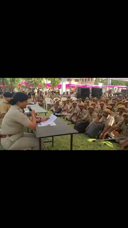 जिला पुलिस अधीक्षक डॉ अमृता दुहन ने सुरक्षा कार्मिकों को दिए निष्पक्ष और भयमुक्त निर्वाचन सुनिश्चित करने के निर्देश..
Udaipur Police IGP Udaipur RANGE District Collector & Magistrate - Udaipur @topfans News 24 Udaipur
#Udaipur #nonfollowers #viralpost #elections #PanchayatiRaj