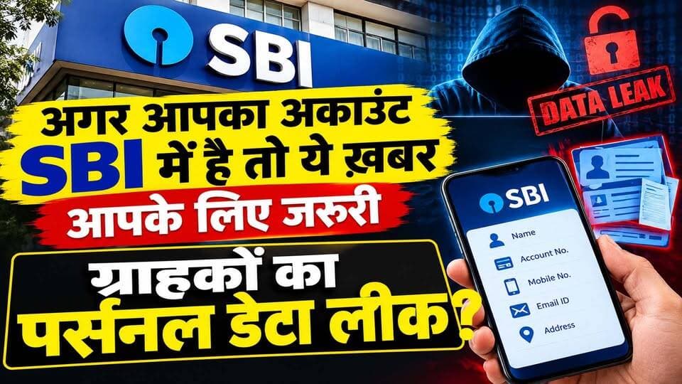 SBI Data Leak Alert: अगर आपका अकाउंट SBI में है तो ये ख़बर आपके लिए जरुरी, #भारतीय_स्टेट_बैंक के ग्राहकों का #पर्सनल_डेटा #डार्क_वेब पर ली*क? मोबाइल नंबर और एड्रेस पर मंड*राया ख*तरा?
#AwaazIndiaDigital #SBI #SBIDataLeak #StateBankOfIndia #CyberSecurity #DarkWeb #BankingNews #CyberAlert #DataBreach #CyberCrime #OnlineFraud #Alert #TechNewsHindi #SBIcustomers