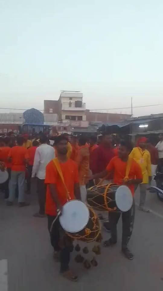 दुर्गा पूजा मूर्ति विसर्जन कुरी बाजार