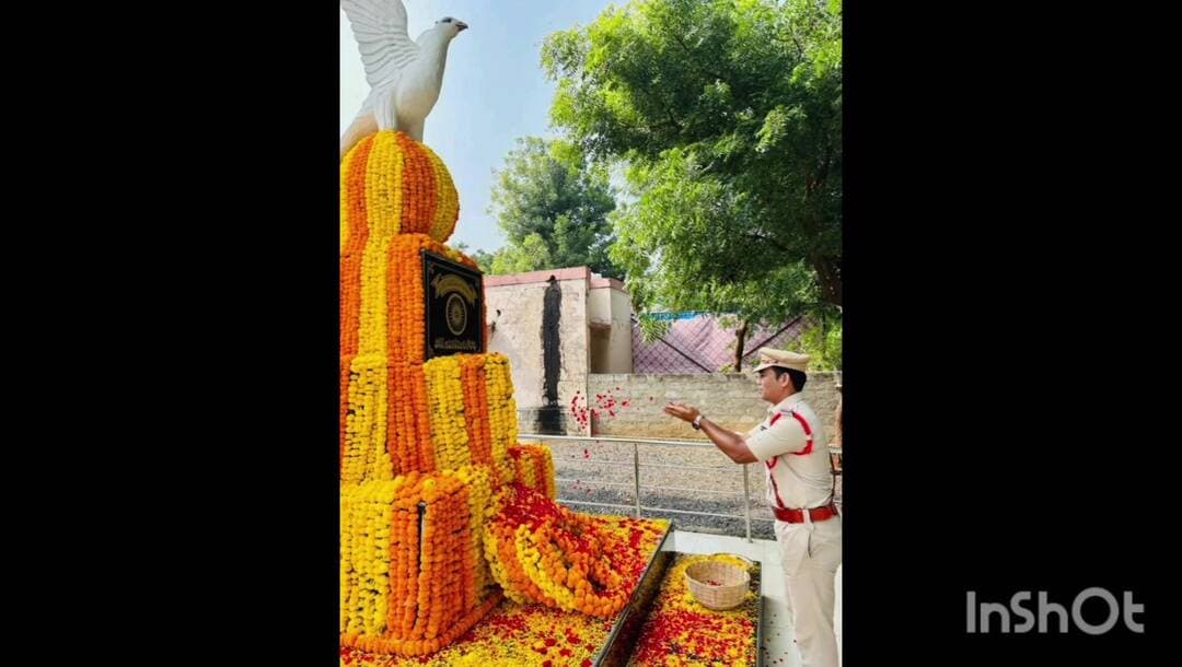 పాలకుర్తి: పాలకుర్తిలో పోలీస్ అమరవీరులకు ఘన నివాళులు