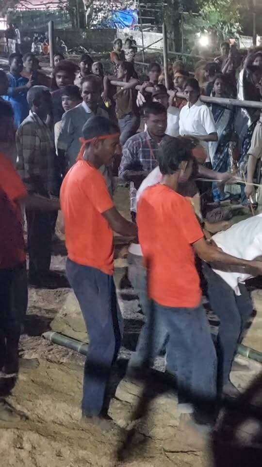 কালাইনের শিমুলতলা কালীবাড়ি দূর্গা পূজা কমিটির দূর্গা প্রতিমা বিসর্জন