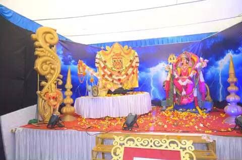 ಬಳ್ಳಾರಿ: ಬಳ್ಳಾರಿ ಶ್ರೀ ದುರ್ಗಮ್ಮ ದೇವಿ ದೇವಸ್ಥಾನದಲ್ಲಿ ವಿಜಯದಶಮಿ ಸಂಭ್ರಮ