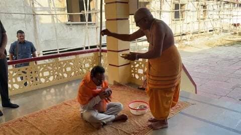 నిర్మల్: జన్మదినం సందర్భంగా శ్రీ వెంకటేశ్వర స్వామిని దర్శించుకున్న ఎంపీ గోడం నగేష్