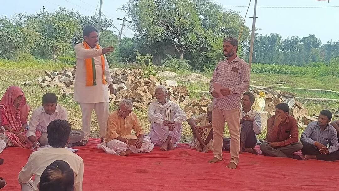 #Udaipur #कोटड़ा में जनजाति मंत्री का तूफानी दौरा,मामेर कोटड़ा मण्डल के कई गांवों में की चुनावी सभा