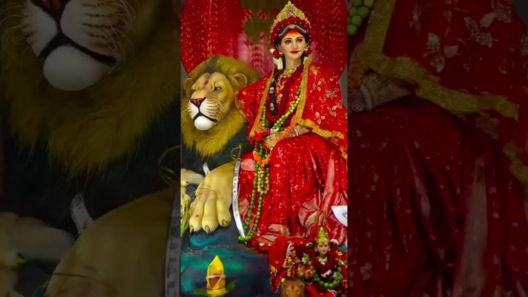 रायपुर श्यामनगर वाली मातारानी की मूर्ति का विसर्जन #viral #trending #navratri #matarani