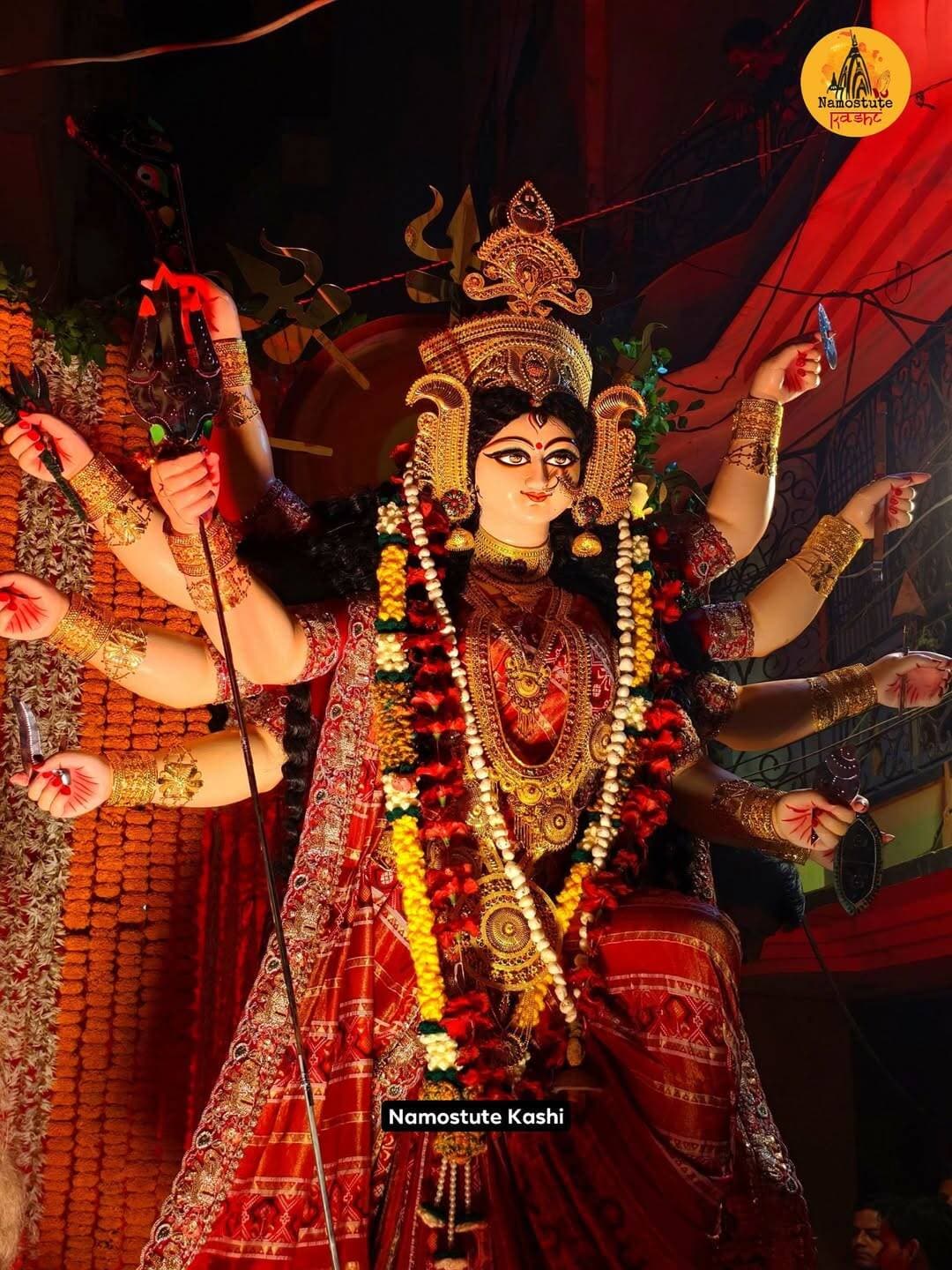 आज माता रानी का विसर्जन हो गया 😌