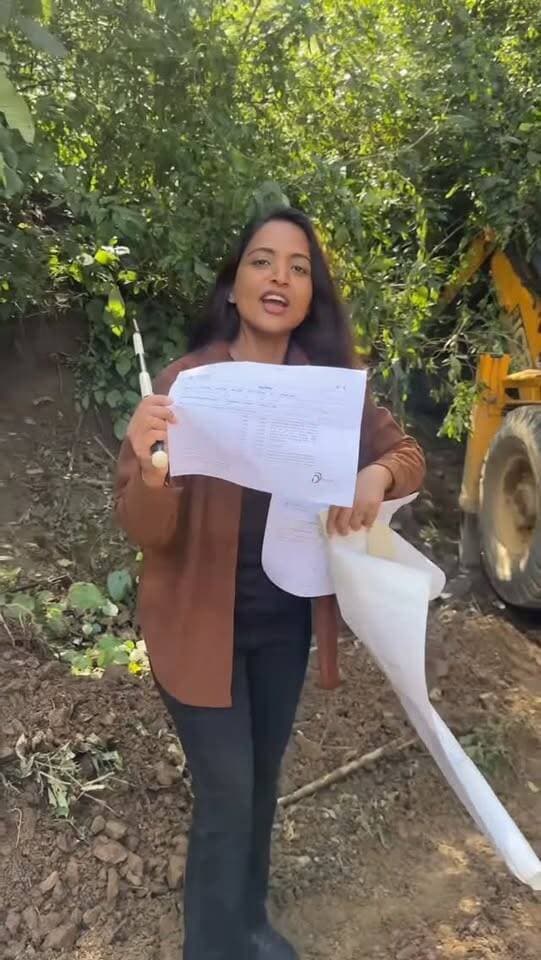 WHO IS ALLOWING ROADS TO BE BUILT ON RESERVED FOREST LAND?