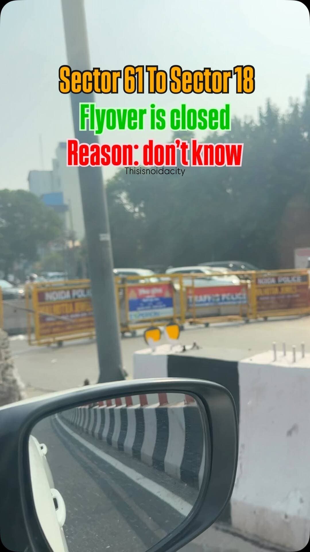 Sector 61 to 18 flyover is closed 22 October 2026
.
.
.
.
.
.
.
.
.
.
.
.
.
.
.
.
#noida #uttarpradesh #thisisnoidacity #reelindia
