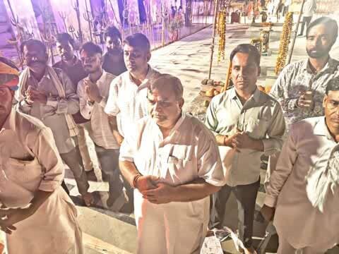 नैनवां: चामुंडा माता के मेले में भाजपा ने आगामी पंचायती राज चुनावों में जीत के लिए आशीर्वाद मांगा