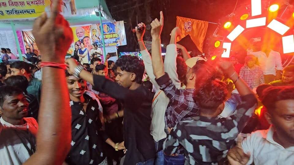 রামপুরহাট বুলেট ক্লাবের শোভাযাত্রা