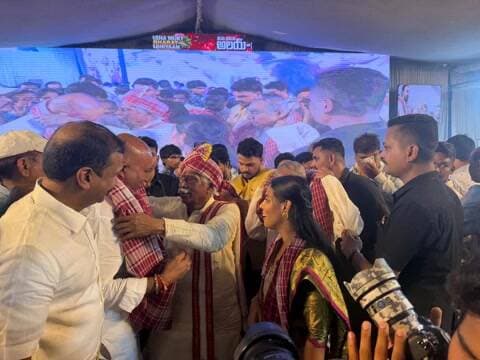 నిర్మల్: అలయ్ బలయ్ వేడుకల్లో పాల్గొన్న నిర్మల్ జిల్లా బీజేపీ అధ్యక్షుడు రితేష్ రాథోడ్
