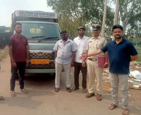 ಹೊಸಪೇಟೆ: ವಿಜಯನಗರ: 3.21 ಲಕ್ಷ ಮೌಲ್ಯದ ಅಕ್ರಮ ಪಡಿತರ ಧಾನ್ಯ ವಶ