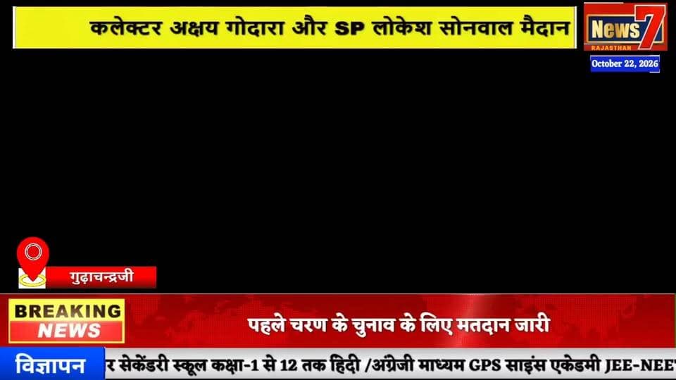 #news पंचायत चुनाव से पहले सुरक्षा का जायजा, कलेक्टर-SP ने अधिकारियों को दिए सख्त निर्देश #news7 #gudhachandraji #karauli