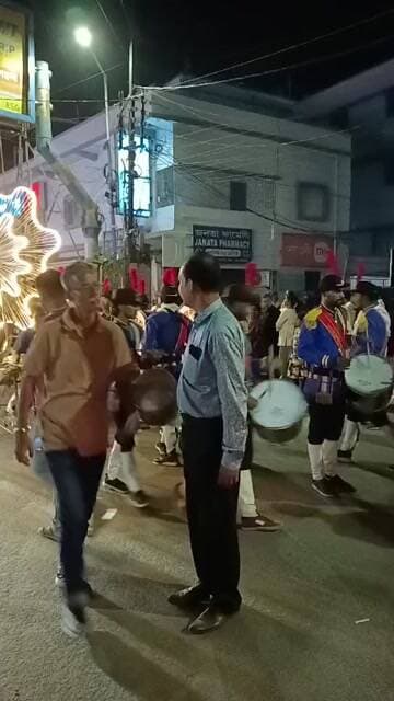 প্রতিমা বিসর্জন বোলপুরে সরাসরি দেখছে ন