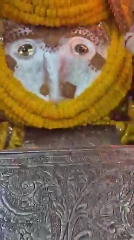 कालका जी मंदिर में सुबह की आरती में भक्तों ने मां के दर्शन किए