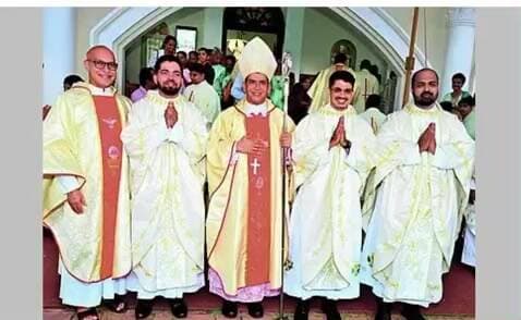 ಉಡುಪಿ: ಮೂವರು ನೂತನ ಧರ್ಮಗುರುಗಳ ದೀಕ್ಷಾ ಮಹೋತ್ಸವ