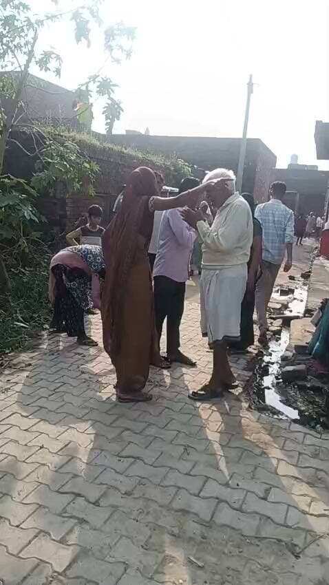 थाना क्षेत्र मारहरा के अंतर्गत मारपीट,गाली गलौज का वीडियो