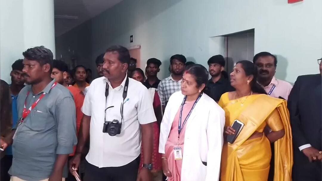 திண்டுக்கல் கிழக்கு: திண்டுக்கல் அரசு மருத்துவமனையில் விபத்து மீட்பு ஒத்திகை நிகழ்ச்சி