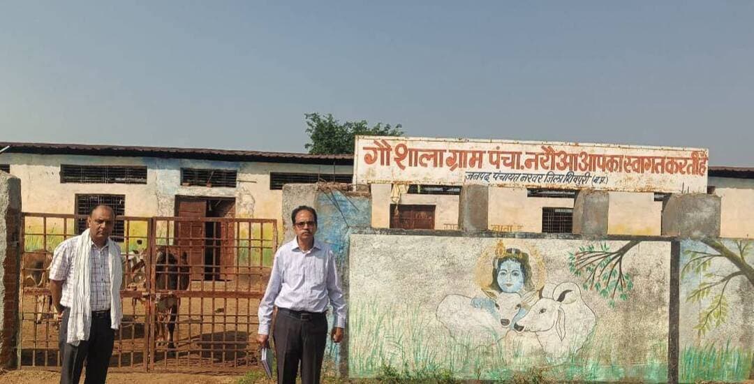मुख्यमंत्री जन विश्वास अभियान के अंतर्गत कलेक्टर एवं जिला मजिस्ट्रेट श्री Arpit Verma IAS के निर्देशानुसार पशुपालन विभाग के उप संचालक डॉ. राजीव गुप्ता द्वारा ग्राम पंचायत नरौआ (नरवर) स्थित गौशाला का निरीक्षण किया गया। निरीक्षण के दौरान उन्होंने गौशाला में मवेशियों के रखरखाव, चारे-पानी की व्यवस्था तथा स्वास्थ्य देखभाल संबंधी व्यवस्थाओं का जायजा लिया।
CM Madhya Pradesh
Jansampark Madhya Pradesh
Department of Animal Husbandry, Madhya Pradesh
#JanVishwasAbhiyan2026
#हर_शुक्रवार_जनता_के_नाम
#Shivpuri