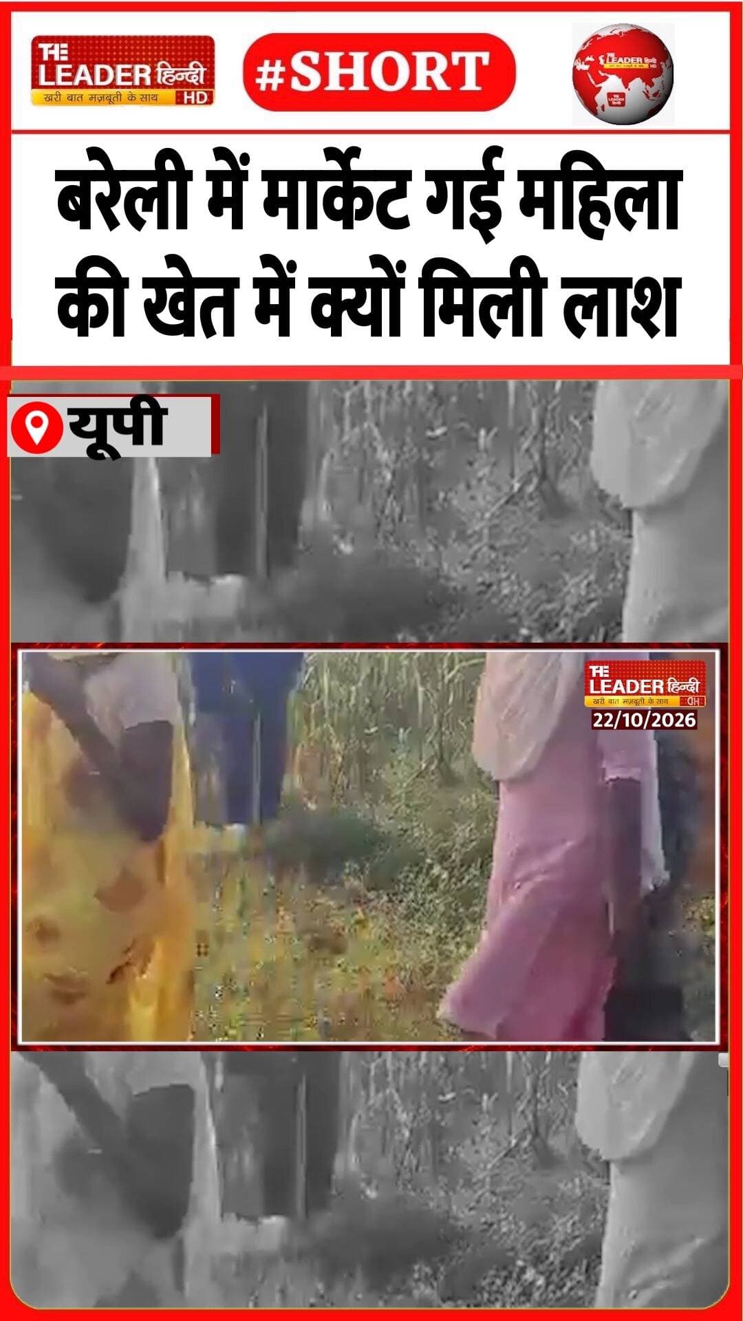 पुलिस तह तक जाने को कर रही तफ़्तीश | 23 Oct 2026 #bareilly #market #women #murder #crime #police #shorts