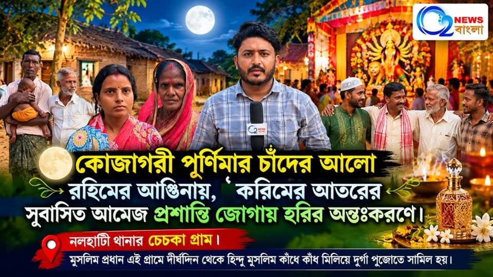 হিন্দু মুসলিম কাঁধে কাঁধ মিলিয়ে দুর্গাপুজো করে নলহাটি থানার চেচকা গ্রামে। এক্সক্লুসিভ সেই গ্রামের ভিডিও দেখুন কি বলছেন গ্রামের মানুষরা
#hindu #durga #মুসলিম #MuslimUmmah