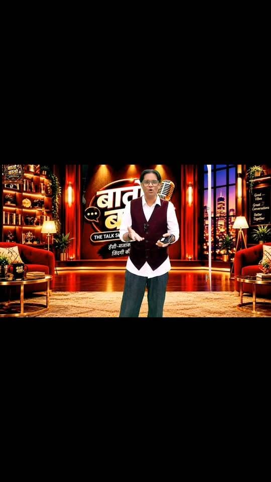 🎙️ एक नया शो, नई बातें और हँसी के साथ ज़िंदगी का आईना!
आपके अपने Nawedkkhan के साथ शुरू हो रहा है नया शो “बातो बातो में — The Talk Show with Nawedkkhan”।
हमारे पहले एपिसोड का नाम है — “फ़र्क पड़ता है!” 😄
आजकल मोबाइल के लाइक्स से हमारा मूड बनता है, खाने से पहले फोटो खिंचती है और पड़ोसी की नई गाड़ी देखकर हम भी हिसाब लगाने लगते हैं!
लेकिन सवाल है—क्या हम खुश रहने से ज़्यादा खुश दिखाई देने में लगे हैं?
देखिए हमारा पहला एपिसोड, अपनी राय कमेंट में दीजिए और वीडियो को दोस्तों के साथ शेयर कीजिए।
बातो बातो में — हँसी भी होगी… और बात भी होगी! ❤️
#BaatoBaatoMe #Nawedkkhan #FarkPadtaHai #HindiTalkShow #ComedyAndLife @ Part 5
