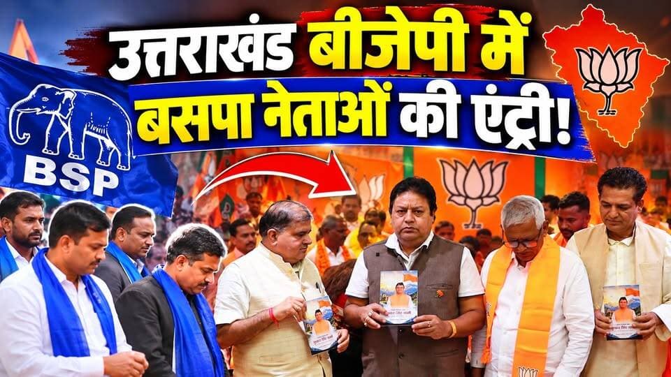 उत्तराखण्ड भाजपा में बसपा नेताओं की एंट्री! बसपा के 167 नेताओं ने संजय गुप्ता और स्वामी यतीश्वरानंद के नेतृत्व में ली भाजपा की सदस्यता!
#BJPGovernment #BSP #uttarakhand #SanjayGupta #swamiyatishwaranand