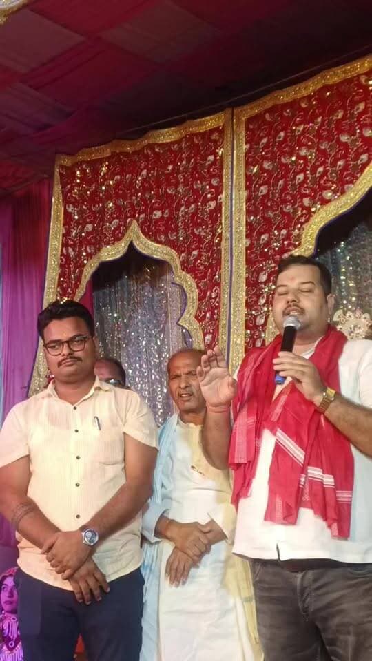नगर परिषद डेहरी-डालमियानगर कार्यालय परिसर में आयोजित रामलीला कार्यक्रम को संबोधित करते 212 डेहरी विधानसभा क्षेत्र के पूर्व विधायक प्रत्याशी समीर कुमार। #aaptaknewspoint1 #dehrionsone #rohtas #nagarparishad