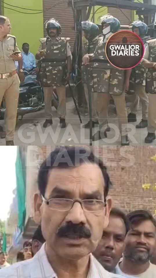 ग्वालियर में बुलडोजर एक्शन पर हंगामा, 45 मकान तोड़ने पहुंचा प्रशासन; कोर्ट के आदेश तक कार्रवाई रुकी...
वार्ड 38 के बेलदार का पुरा में सरकारी जमीन पर कथित अवैध कब्जे को लेकर प्रशासन बुलडोजर लेकर पहुंचा तो इलाके में तनाव की स्थिति बन गई। करीब 45 मकानों को तोड़ने की तैयारी के बीच भारी पुलिस बल तैनात किया गया। स्थानीय लोगों ने कार्रवाई का विरोध करते हुए रजिस्ट्री, नगर निगम टैक्स की रसीदें, नामांतरण और सरकारी बैंक से फाइनेंस संबंधी दस्तावेज अधिकारियों के सामने रखे। लोगों में भारी आक्रोश के बीच एसडीएम भी मौके पर पहुंचे। हालांकि, फिलहाल कोर्ट के आगामी आदेश तक बुलडोजर कार्रवाई रोक दी गई है। अब आगे की कार्रवाई को लेकर स्थानीय लोगों और प्रशासन की नजर अदालत के आदेश पर टिकी है।