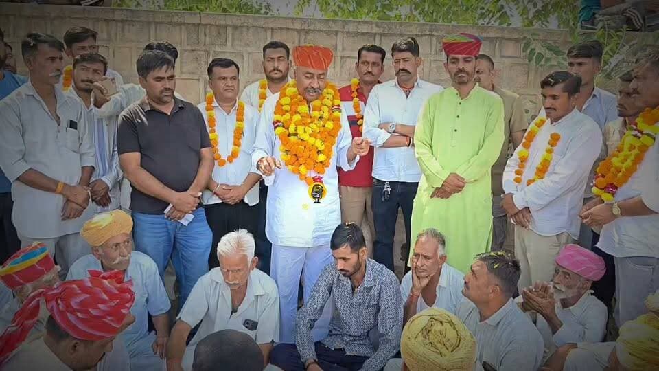 सवाई सिंह इंदा निर्विरोध सरपंच बने / खारी बेरी में विकास होगा