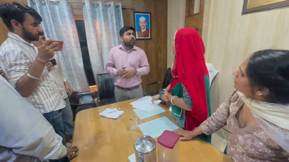 टीबी नगरपालिका उपाध्यक्ष, ईओ तीखी नोकझोक विडियो वायरल