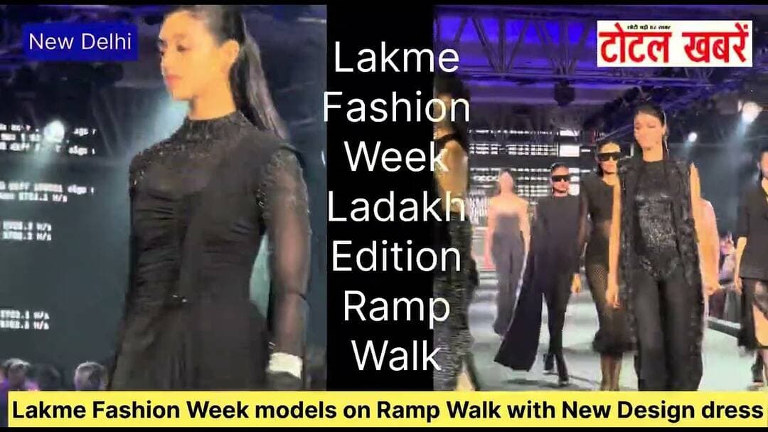 Lakme Fashion week #totalkhabare #rampwalk #models #modeling #lfw #lfwxfdci #lakmefashionweek #news