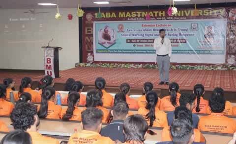रोहतक: बीएमयू में हृदय स्वास्थ्य जागरूकता: युवाओं को सीपीआर और एईडी प्रशिक्षण