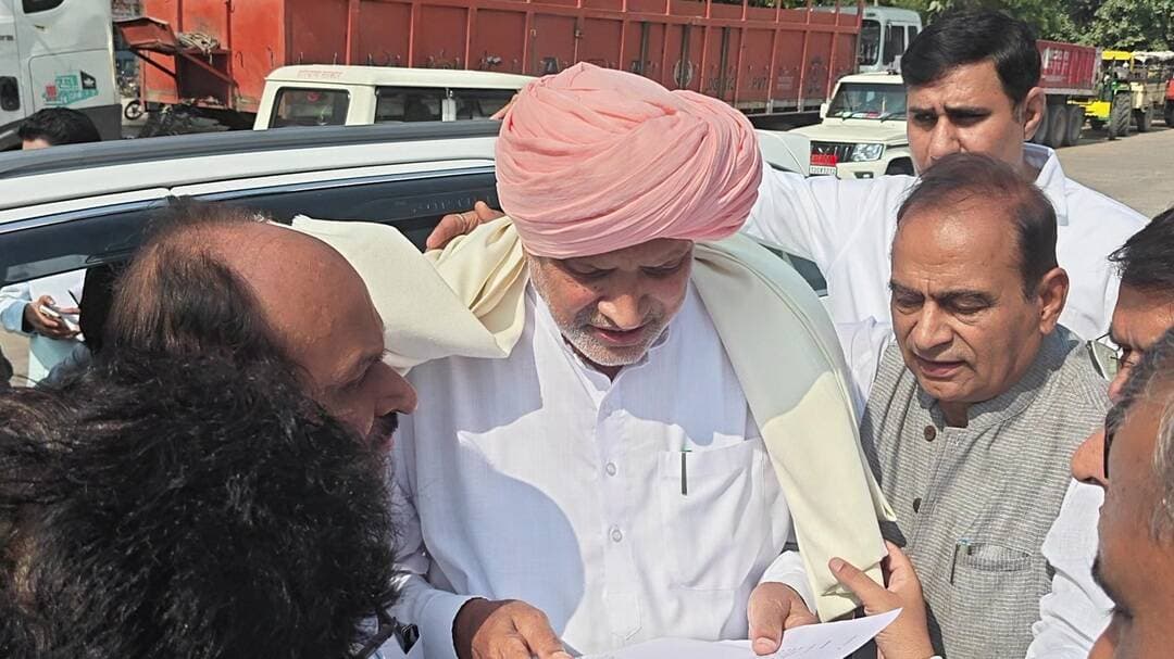 रोहतक: हरियाणा कृषि मंत्री श्याम सिंह राणा ने सांपला और रोहतक मंडी का किया निरीक्षण