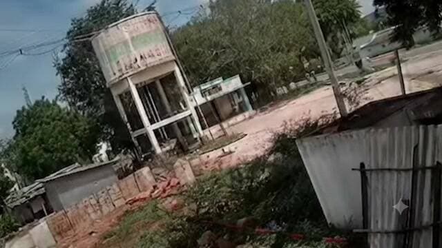 ஒட்டன்சத்திரம்: திண்டுக்கல்லில் இடிந்து விழுந்த நீர் தேக்க தொட்டி: வைரலாகும் சிசிடிவி காட்சி