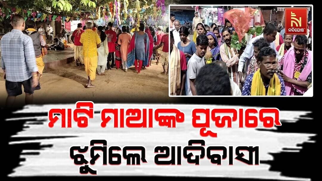 ପ୍ରକୃତି ପୂଜାର ମହାପର୍ବ କରମସାନି। ଭଲ ଫସଲ ପାଇଁ ଗଛକୁ ପୂଜିଲେ ଶ୍ରଦ୍ଧାଳୁ