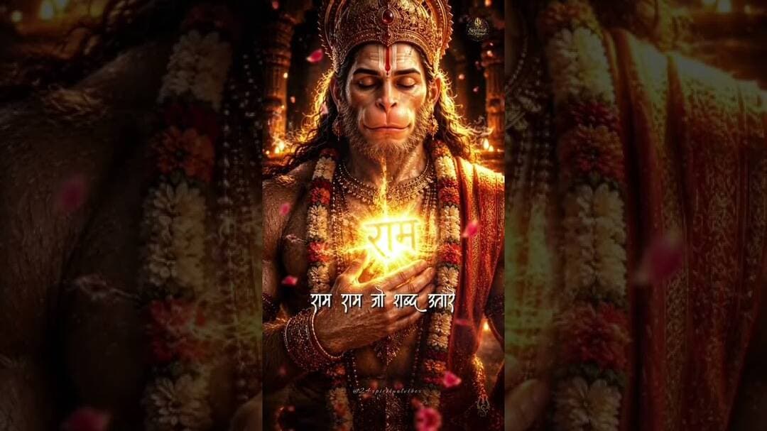 हनुमानजी रुद्र अंश हैं हनुमानजी राम दूत हैं #hanumanji #bajrangbali #ramdut #ram #viral