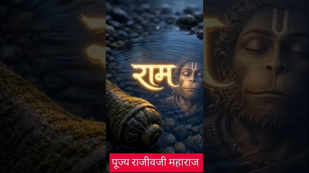 श्री राम की गली में तुम आना वहां मिल जायेंगे हनुमाना #hanumanji #bajrangbali #ram #viral