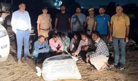 सिरसा: सिरसा में 51 किलो डोडा चूरा पोस्त के साथ 6 युवक गिरफ्तार