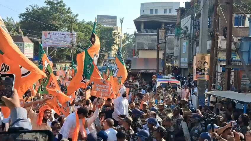 कांग्रेस भाजपा आमने सामने