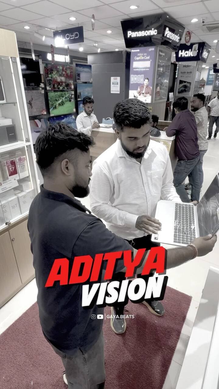Aditya Vision x Dell | Festive Offers 💻🔥**
Upgrade your tech this Puja with exciting offers on:
💻 Dell 15 Core 3 Laptop\
💻 Dell AI Laptop – Intel Core Ultra 5-255H\
💻 Dell Core i5 Laptop – 16GB RAM, 512GB SSD
🎧 JBL Tune 720BT Headphones at just ₹499\
👜 Tommy Hilfiger Bag at just ₹999\
💳 Exciting finance schemes & instant discounts\
🎁 Shop & Win prizes worth up to ₹23 Crore, including cars, bikes & more!
Visit your nearest Aditya Vision store and experience Dell today!
_Limited-period offers. T&C apply._
#AdityaVision #DellLaptops #GayaBeats #FestiveOffers #TommyHilfiger
_Limited-period offers. T&C apply._
AdityaVision Dell DellLaptops FestiveOffers BuyAndWin Navratri DurgaPuja