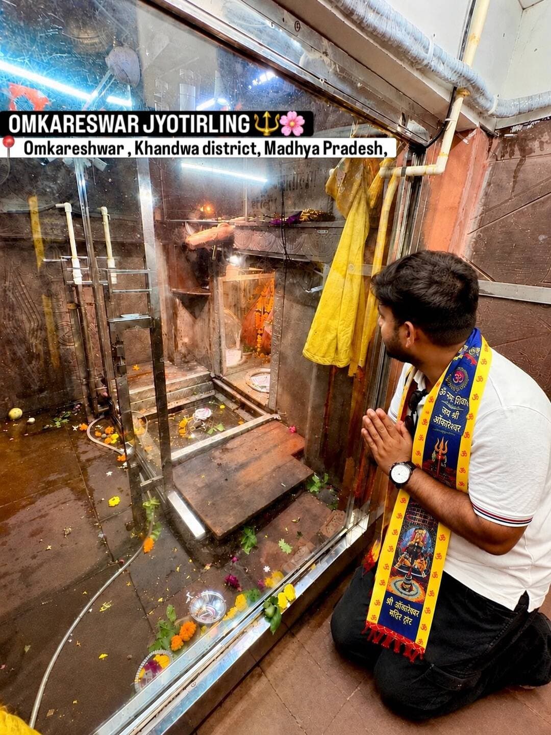 📍 Omkareshwar Jyotirlinga Temple, Mandhata, Khandwa district, Madhya Pradesh, India. 🕉️🔱 #omkareshwar #MPT