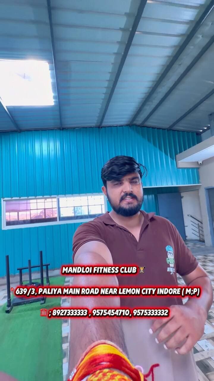 Chalo meri gym dikhata hu apko @mandloi_fitness_club