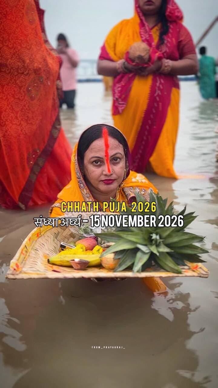 UP & Bihar Biggest Festival Coming Soon..
Share & Save
Follow Us 😊
#up #bihar #chhathpuja #fromprayagraj #prayagraj